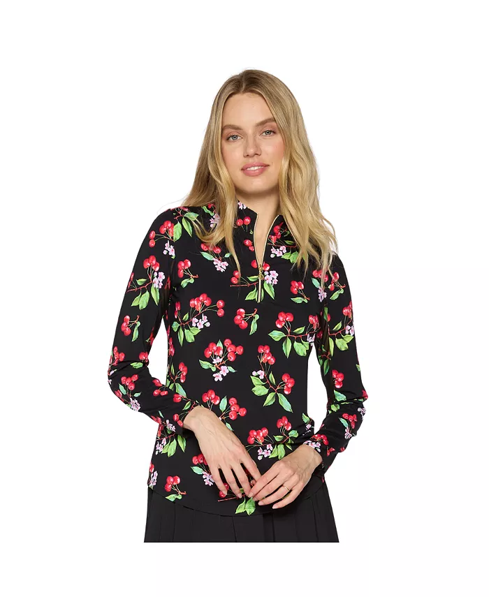 

Топ с длинными рукавами и воротником-стойкой G Lifestyle G Lifestyle Clothing, красный
