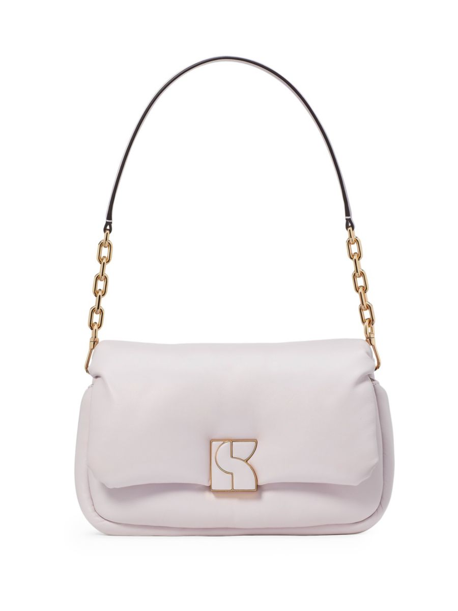 

Сумка через плечо Dakota Puffy Small Leather kate spade new york, цвет Feather