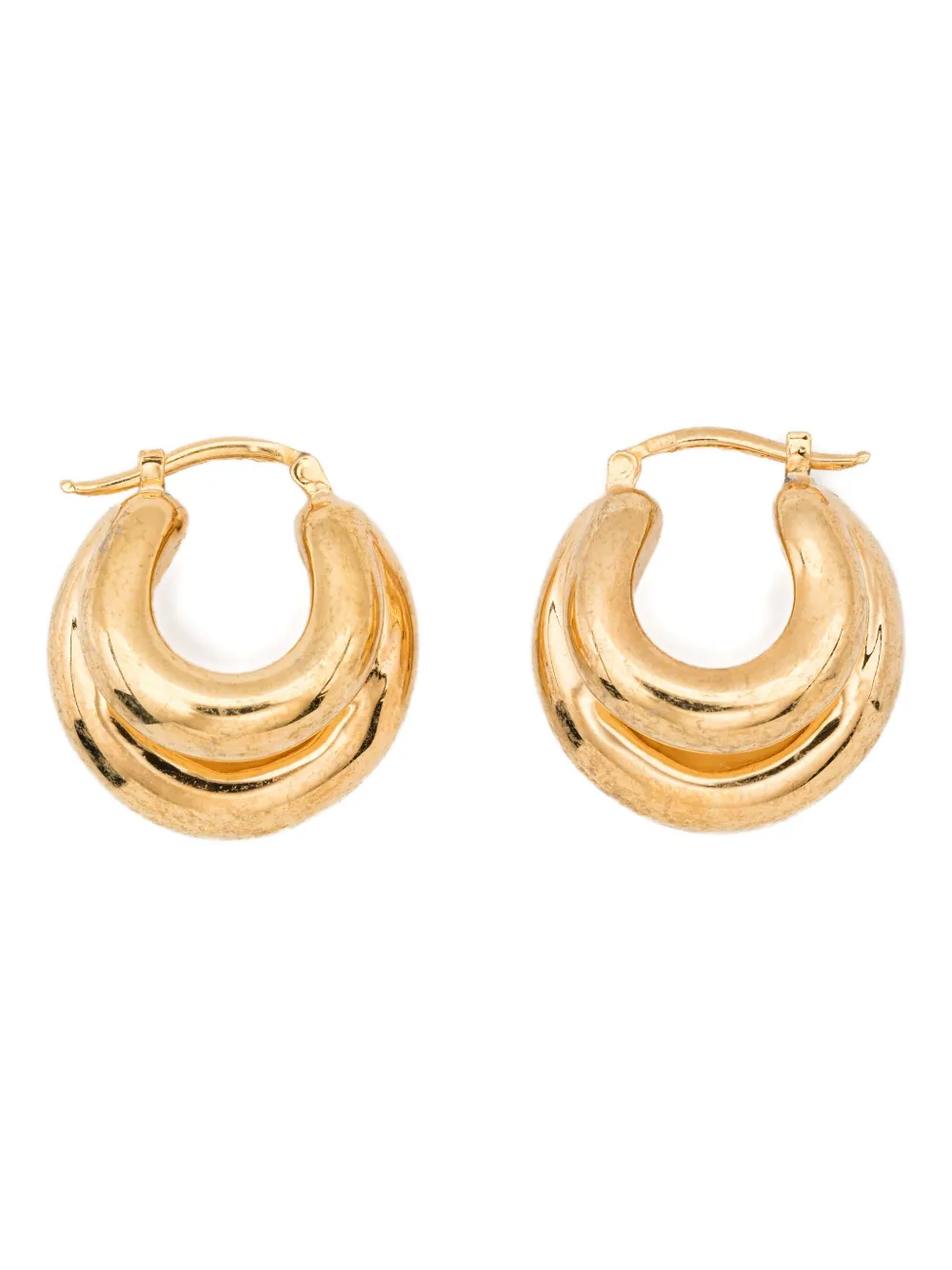 

Массивные серьги-кольца Panconesi, золотой