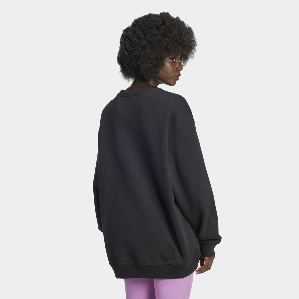 Толстовка Adidas Originals "ESS SWEATSHIRT", черный — фото 3