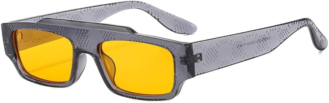 

Солнцезащитные очки с защитой UV400 | Маленькая оправа, цветные линзы | Для женщин и мужчин, для занятий спортом на открытом воздухе и вождения DSVIGF, 02