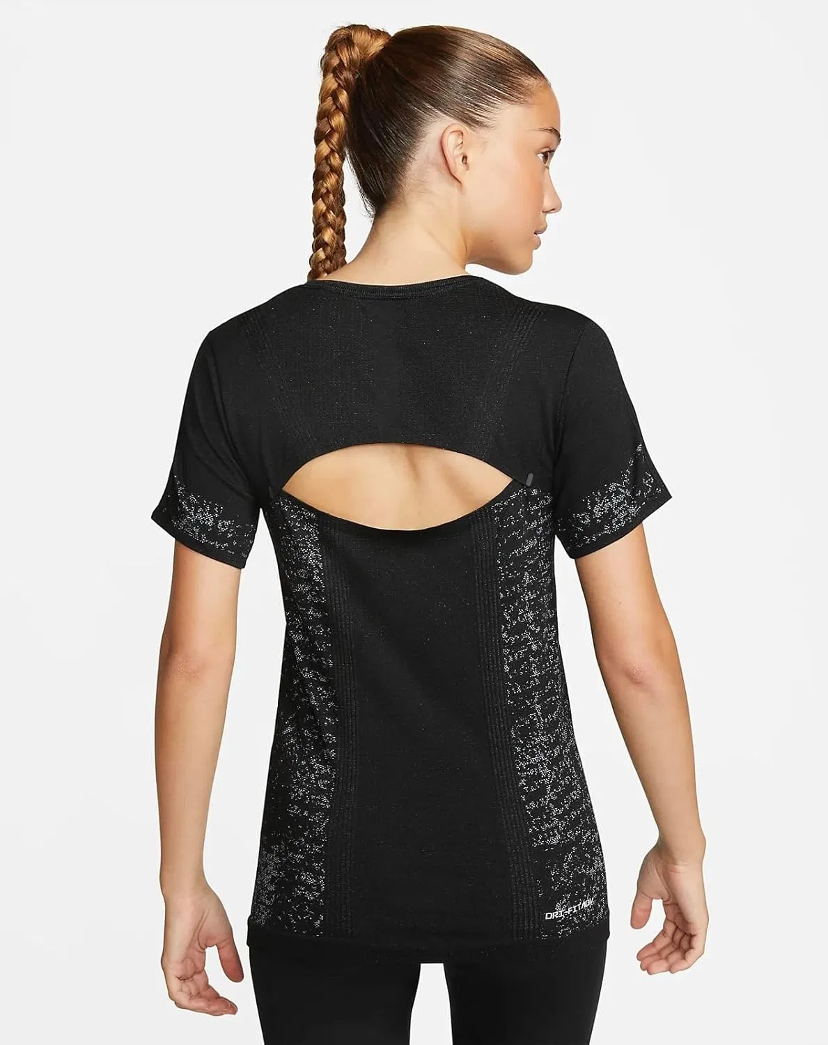 Футболка Nike DRI-FIT ADV Short-Sleeve Aura TOP, Black — фото 2
