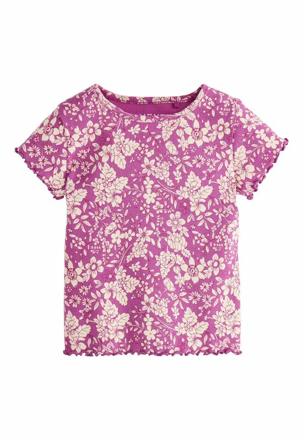 Футболка стандартного кроя с коротким рукавом и принтом Next, Purple Floral