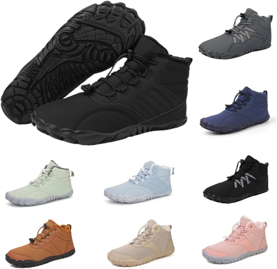 

Зимние походные ботинки для мужчин и женщин Smoneyful, черный