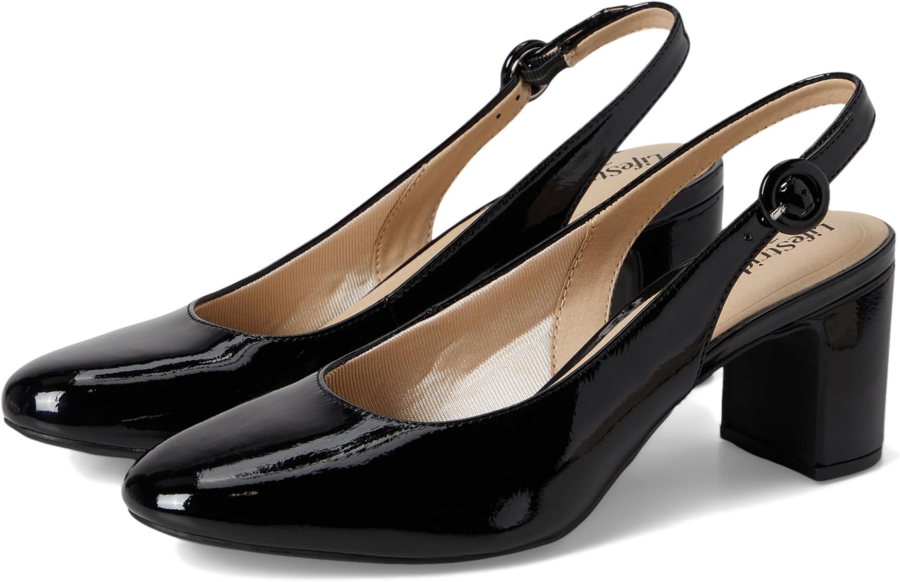 Туфли LifeStride Women's Tia, Black Faux Leather