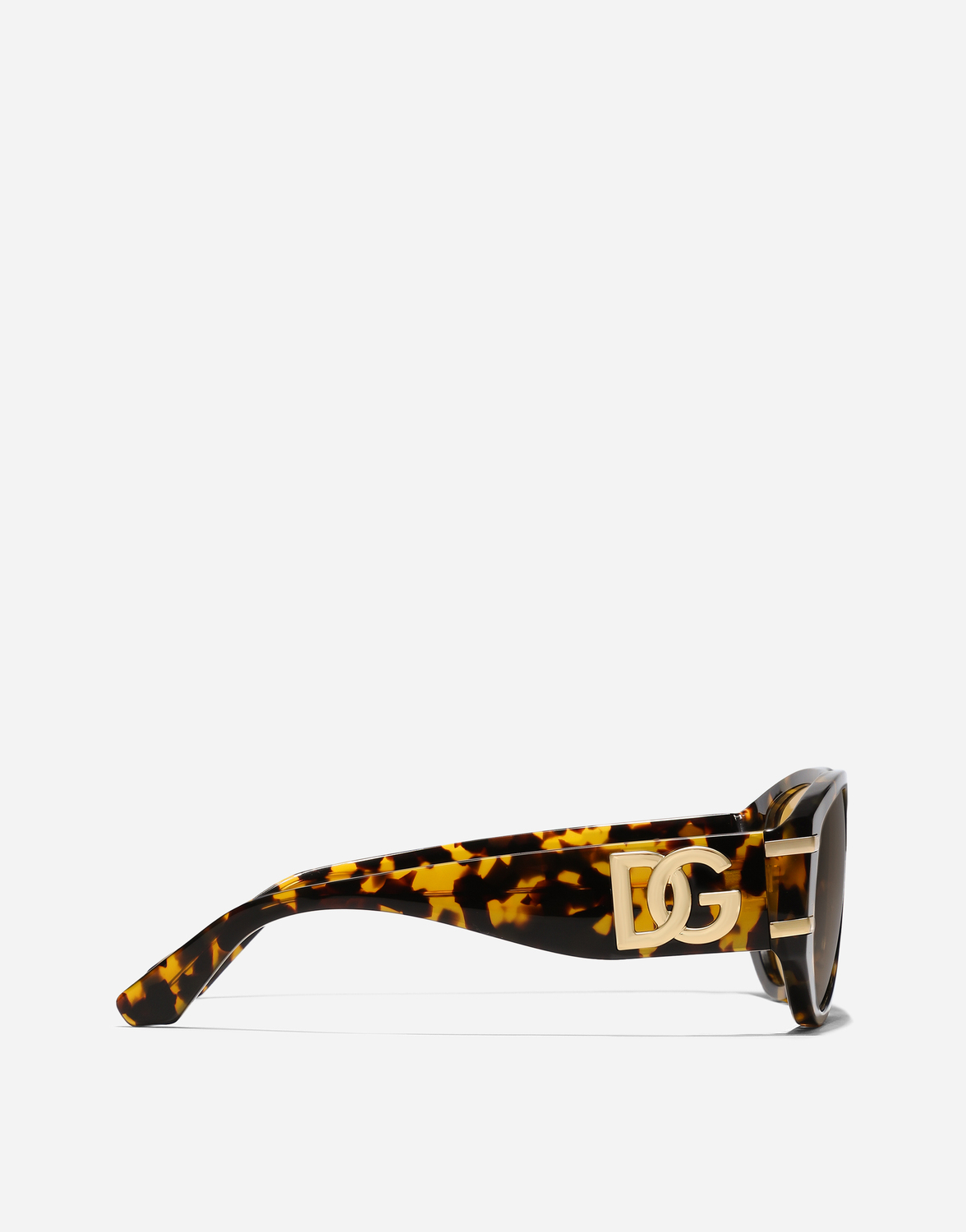 Солнцезащитные очки dg griffe Dolce & Gabbana, желтый гавана — фото 4