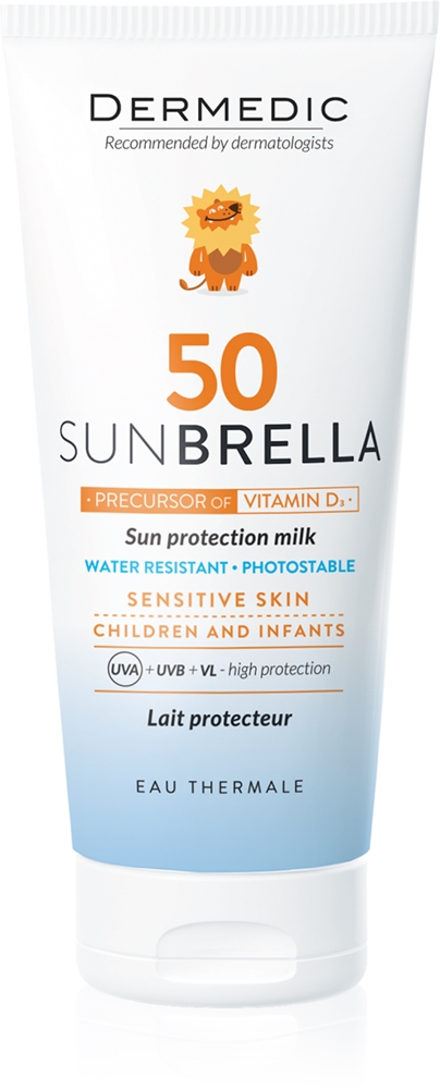 

Детский минеральный лосьон для загара Sunbrella SPF 50 Dermedic, 100 гр