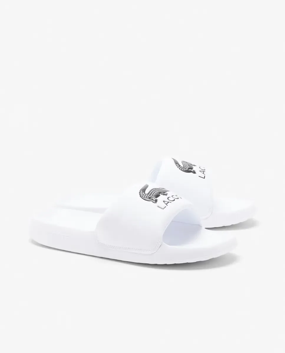 Мужские сланцы Serve Slide Dual Lacoste, белый — фото 3
