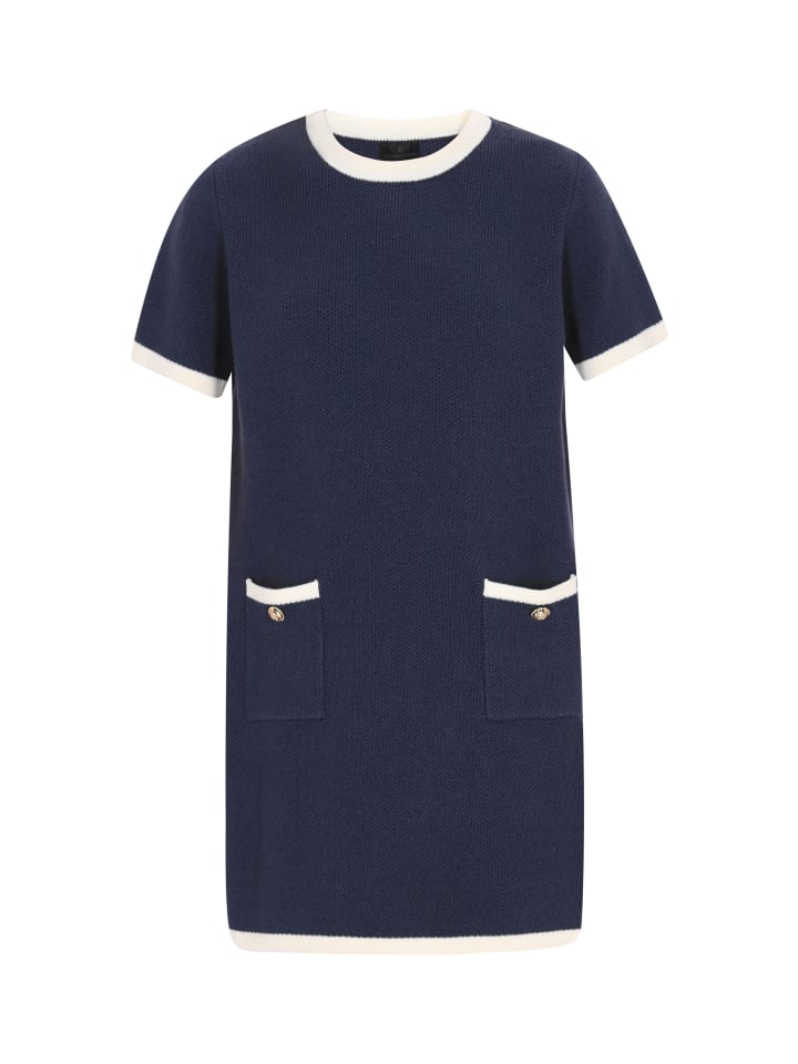 

Платье до колена DreiMaster Klassik, цвет navy offwhite