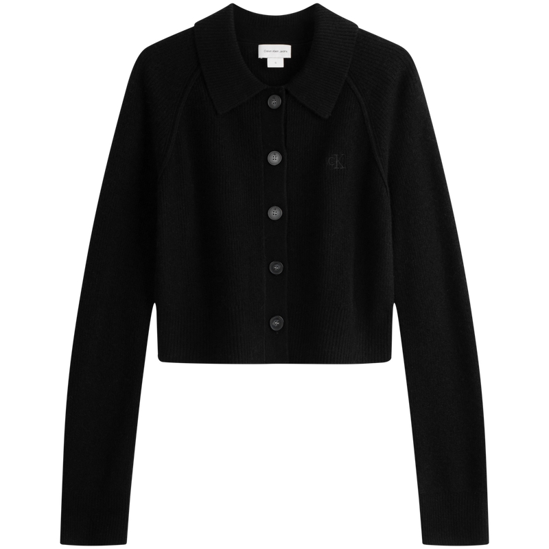 

SS25 Вязаный топ для женщин Calvin Klein, черный