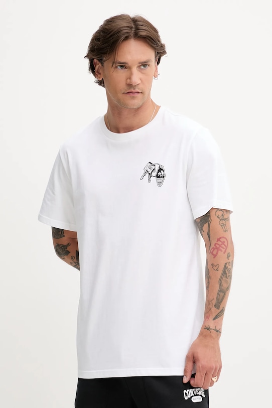 

Хлопковая футболка Converse, белый