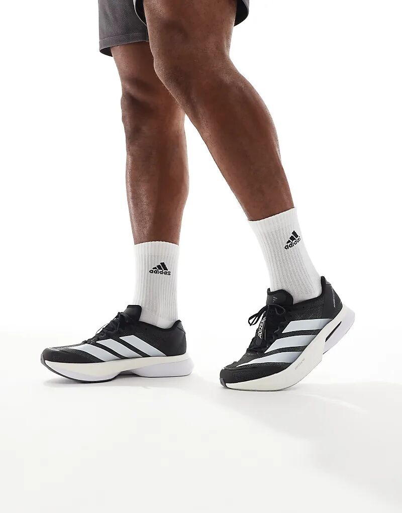

Кроссовки adidas Running Adizero Boston 13 eqt в черном, облачно-белом и зеленом цветах. Adidas Performance