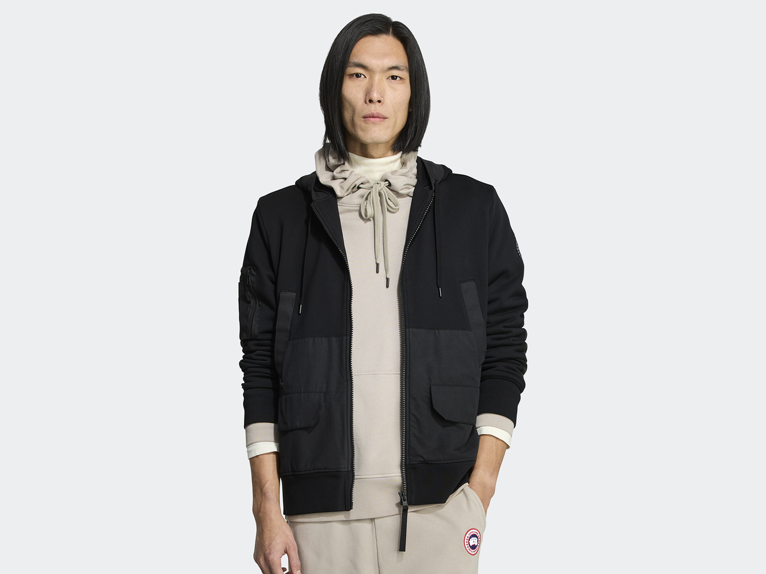 

Худи Canada Goose Ferris Full Zip, черный