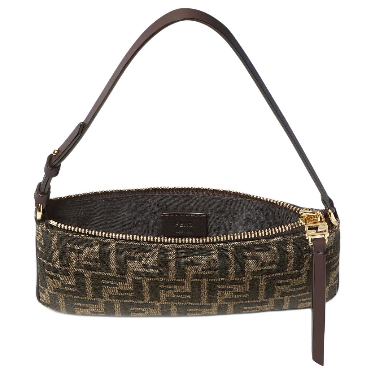 FENDI Клатч Baguette Fabric Women's Tobacco Brown — фото 4