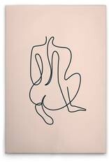 

Картина на холсте A.S. Création Bodyline 3 цвет cremeschwarzbeige