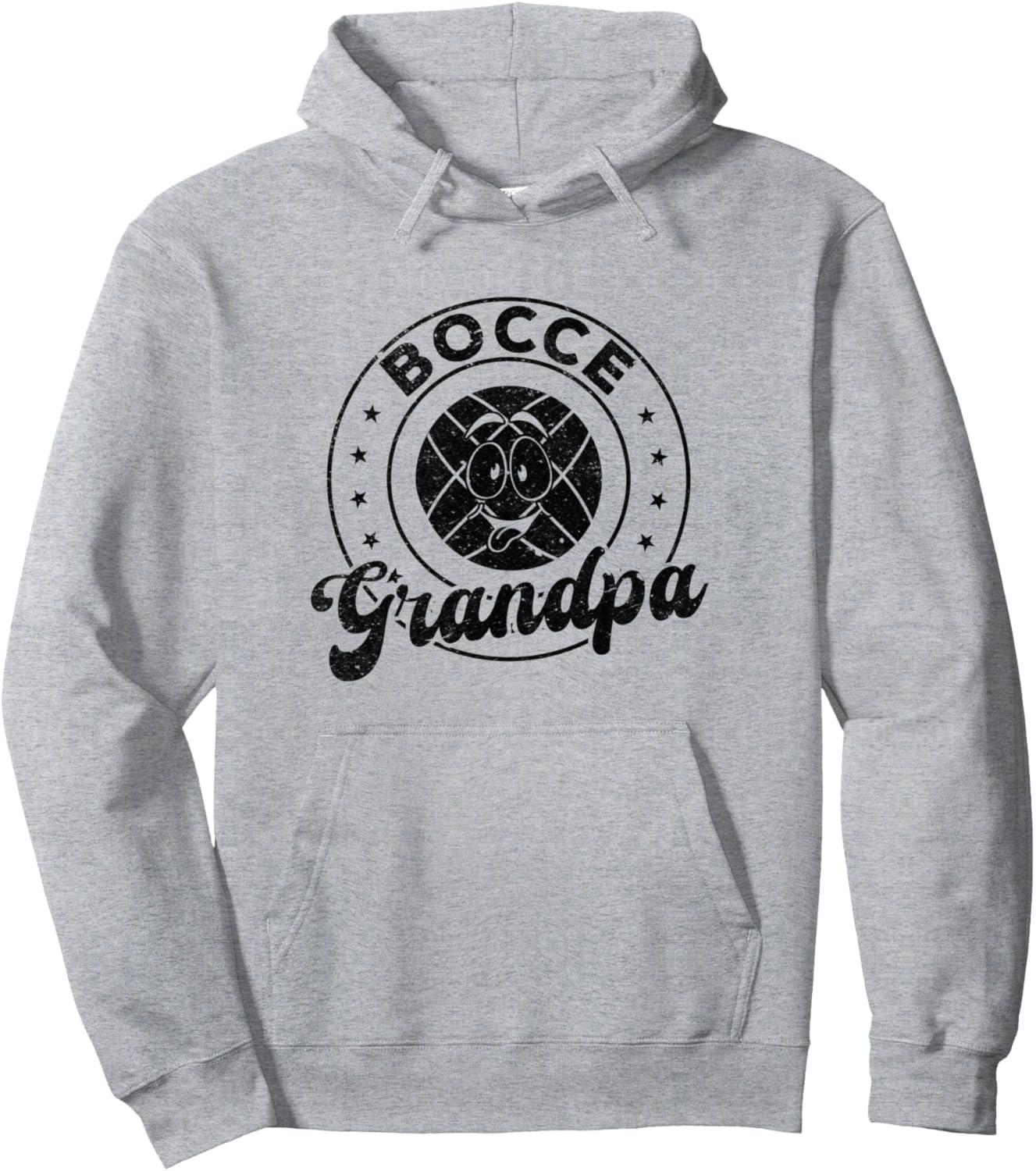

Игрок в бочче, игрок в бочче, дедушка в бочче, худи Bocce Ball Player Grandpa Boccia Player, серый