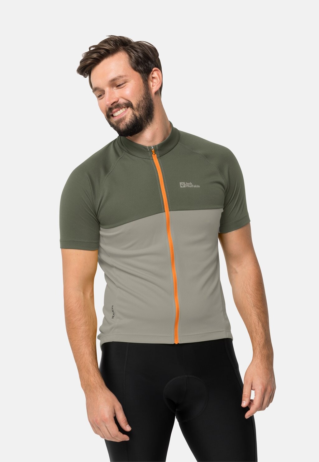 

Велосипедная майка MOROBBIA FZ T M Jack Wolfskin, цвет misty green