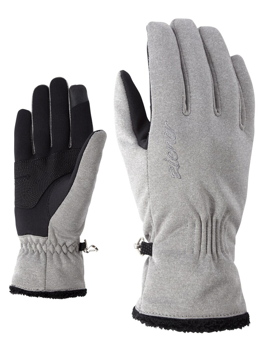 

Перчатки ZIENER Athletic Gloves Ibrana Touch, светло-серый
