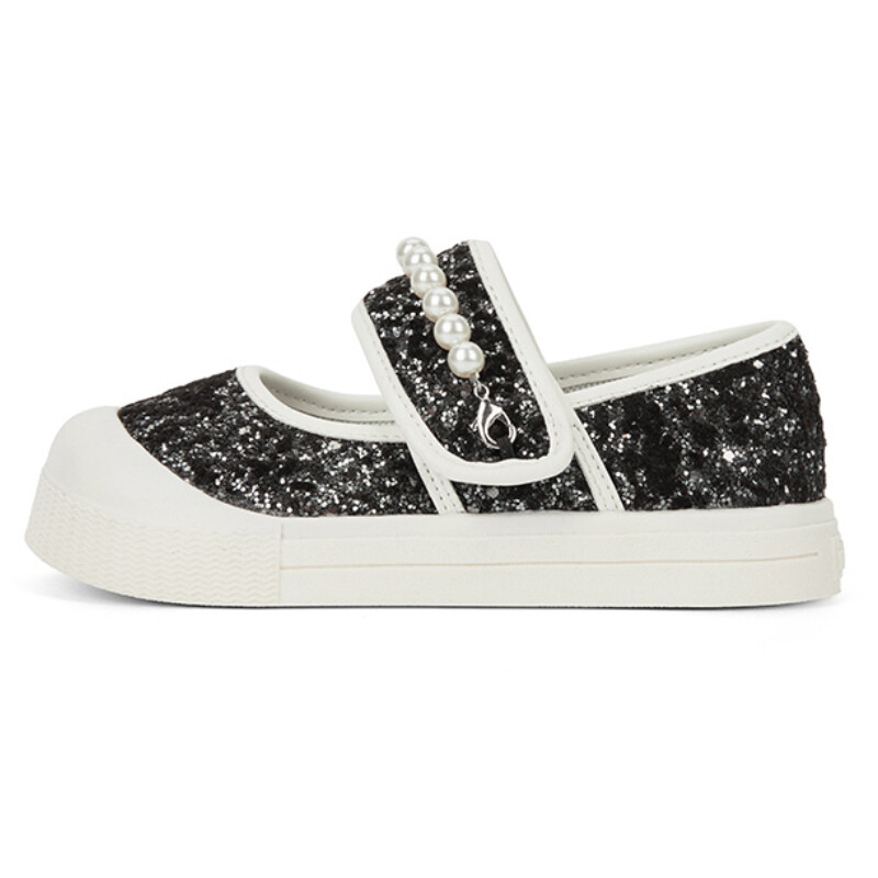 

Кроссовки Native Kids Lifestyle Shoes Kids Low-top Glitter Black & White, черный