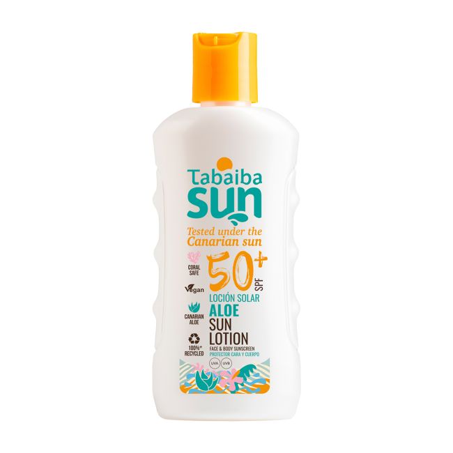 

Tabaiba sun spf50+ алоэ солнцезащитный лосьон для лица и тела Tabaibasun, 100 мл