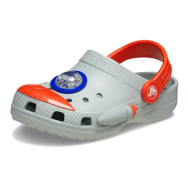 Crocs Детские дышащие тапочки phantom gray