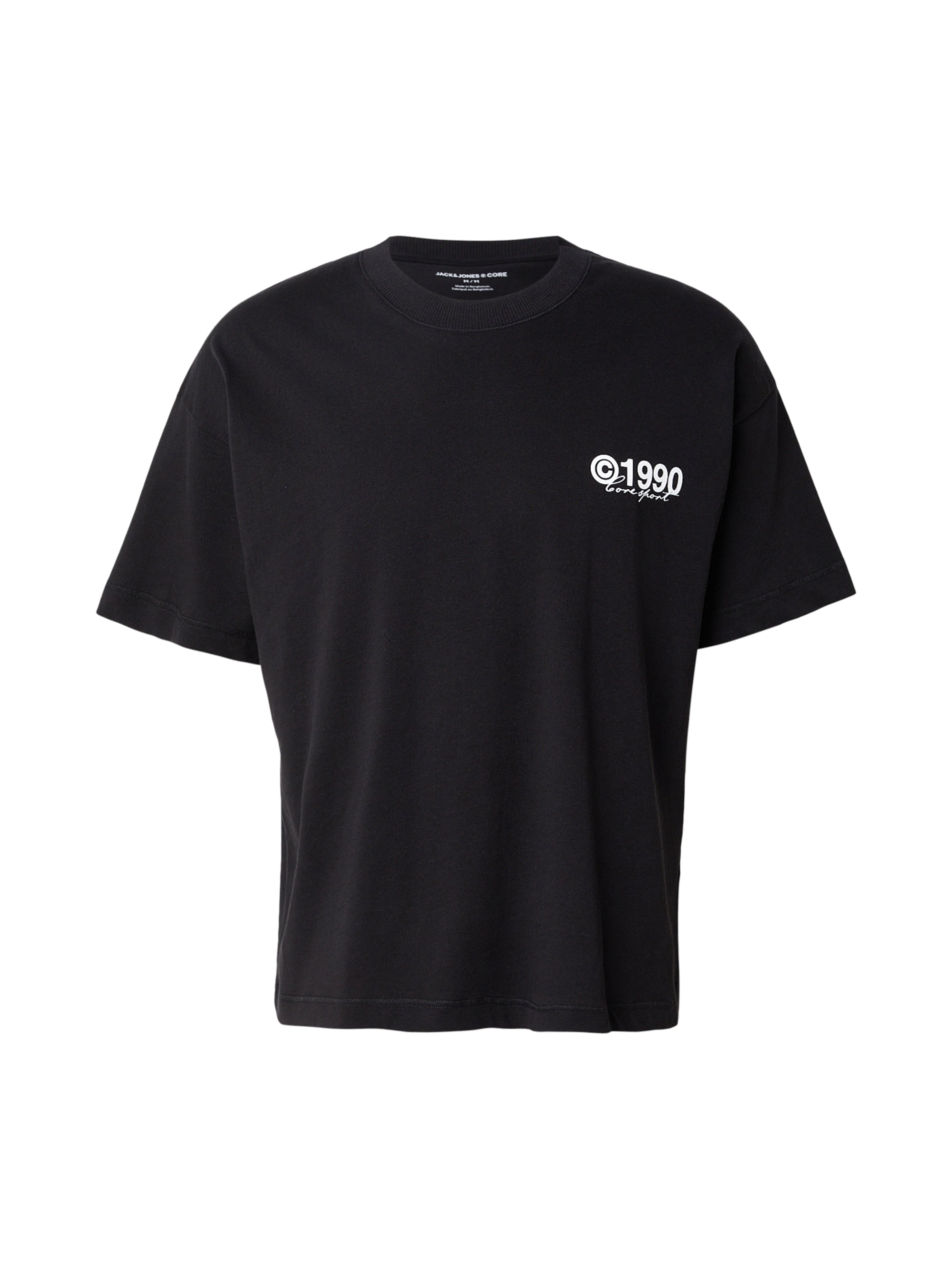 

JACK & JONES Футболка 'JCOMINERAL' в черном цвете