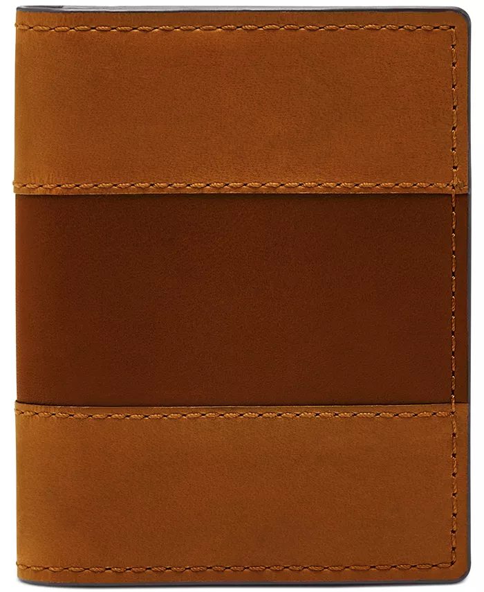 

Мужской кожаный кошелек Everett Card Bifold Wallet Fossil, коричневый