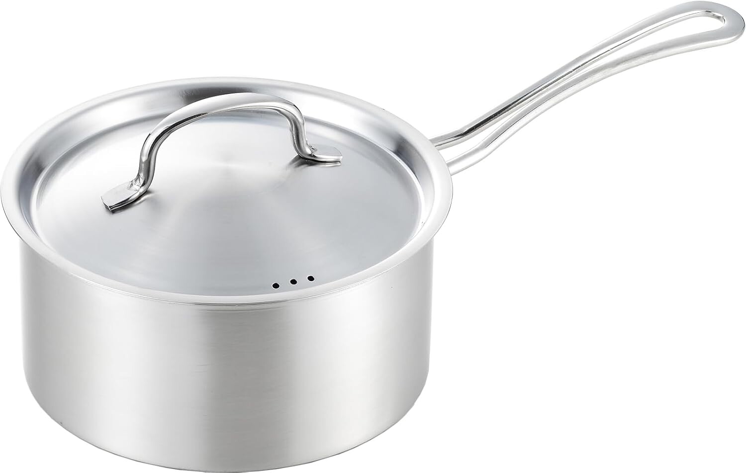 

Кастрюля Yoshikawa Cook Chef с одной ручкой, 7,1 дюйма (18 см) YJ3695, Silver