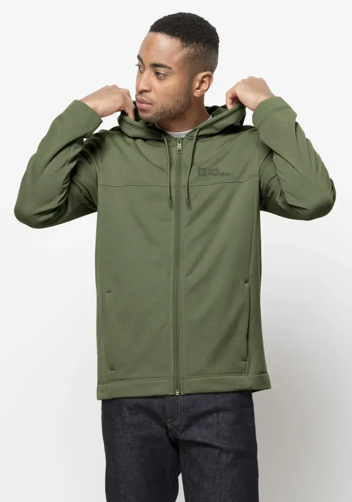 

Флисовая куртка Jack Wolfskin "WALDSEE HOODED JKT M", с капюшоном, зеленый