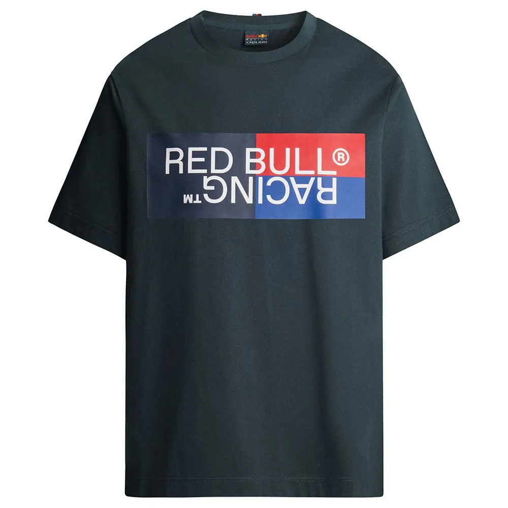 

Футболка Red Bull Racing Colour Block Logo Tee, синий/серый