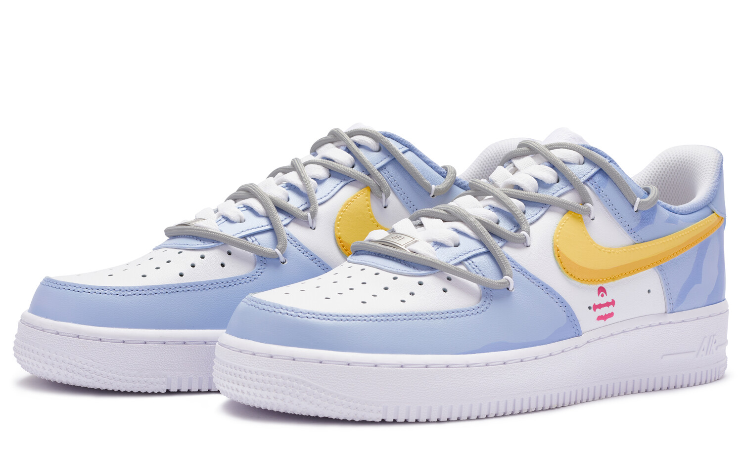 

Кроссовки для скейтбординга Air Force 1 мужские с низким верхом, белые/фиолетовые/желтые Nike, Желтый, Кроссовки для скейтбординга Air Force 1 мужские с низким верхом, белые/фиолетовые/желтые Nike