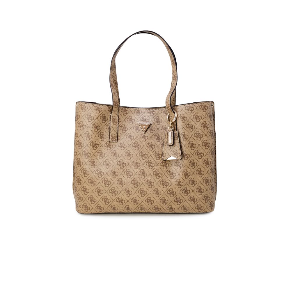 

Бежевая полиэтиленовая сумка GUESS