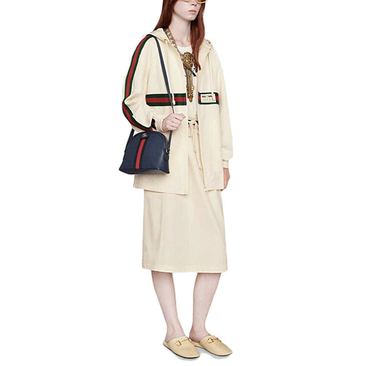 Куртка Gucci унисекс, классический стиль, белый цвет — фото 4