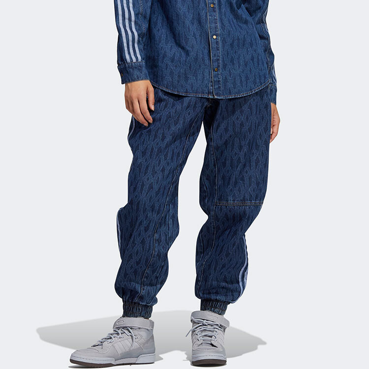 Мужские джинсы Adidas Originals, цвет Blue — фото 2