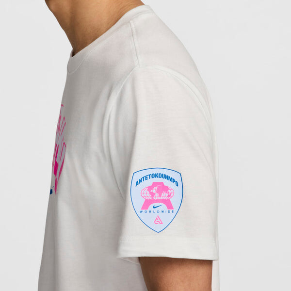 Футболка баскетбольная яннис Nike, белый — фото 3