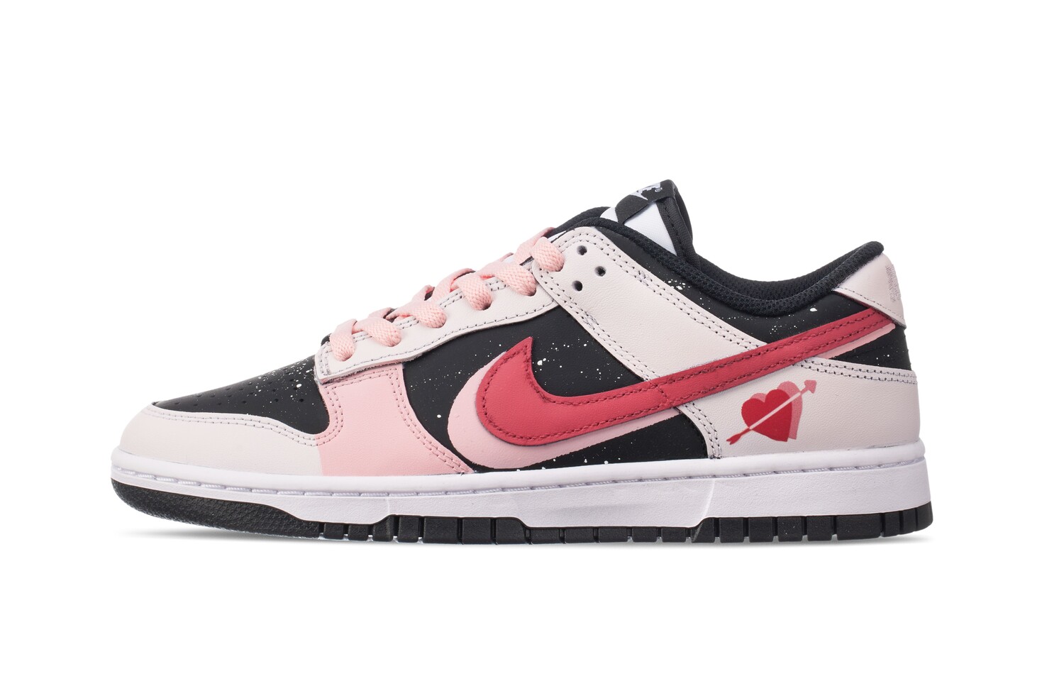 

Кроссовки для скейтбординга Dunk женские с низким верхом, черный/розовый Nike