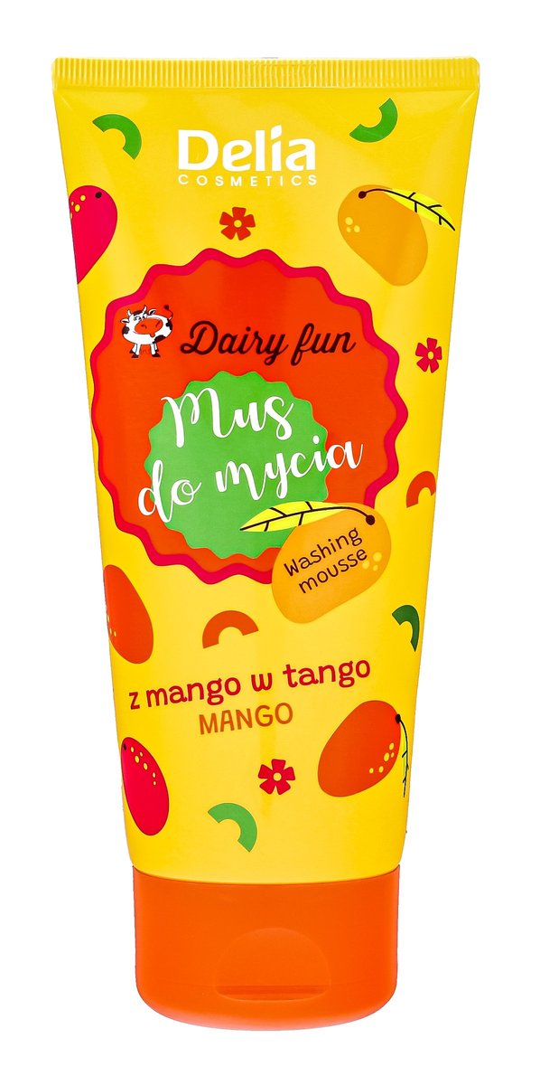 

Delia Cosmetics, Dairy Fun, Мусс для мытья тела - Манго, 200 мл