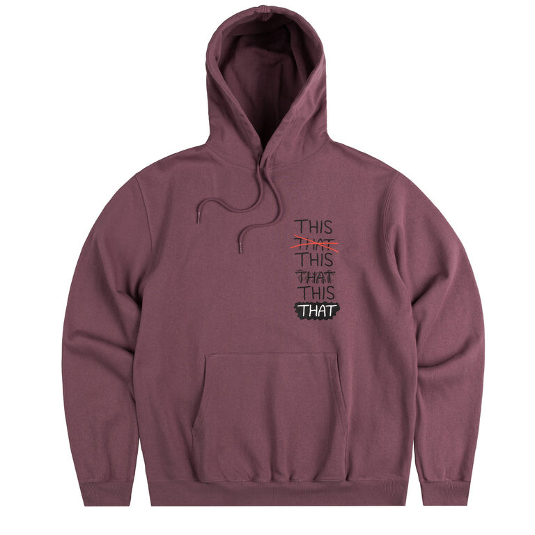 

Толстовка thisthat skate hoodie Thisisneverthat, фуксия