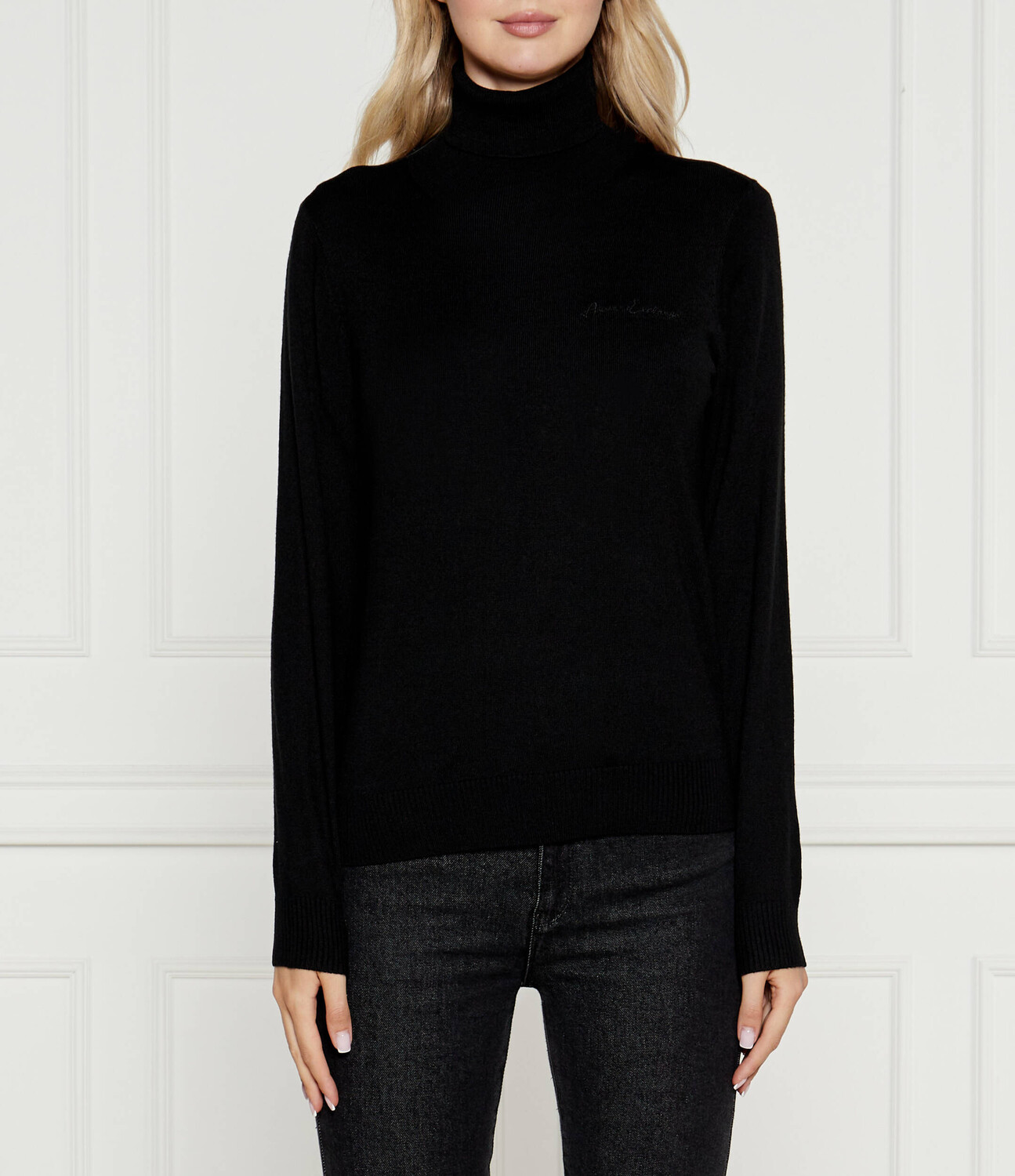 

Свитер Armani Exchange Regular Fit, черный