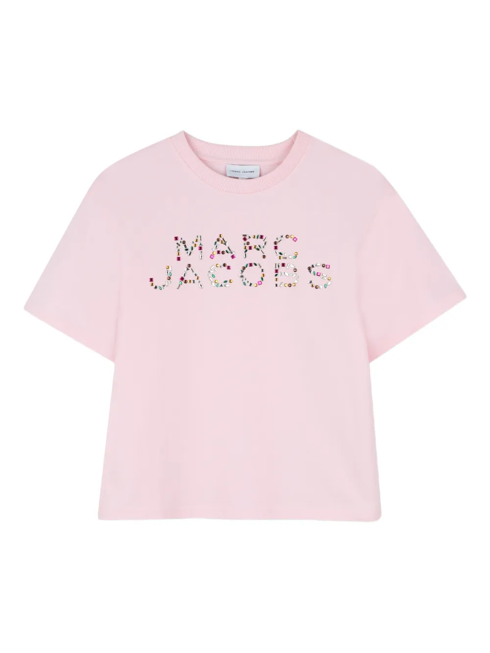 

Футболка с логотипом Marc Jacobs Kids, розовый