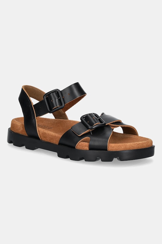 Кожаные сандалии Brutus Sandal Camper, черный