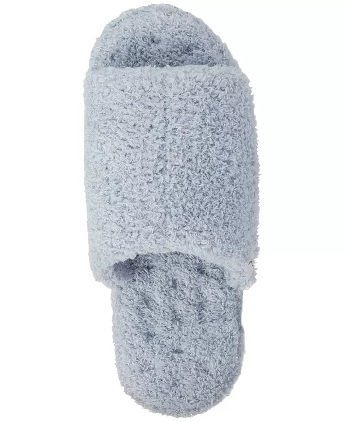 Женские уютные плюшевые шлепанцы Joey Cozy Plush Slide Isotoner Signature, синий — фото 4