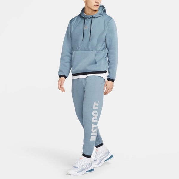 Брюки sportswear nsw jdi fleece sports long pants blue Nike, синий — фото 3