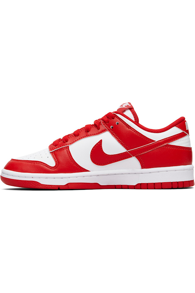 Nike Белые и красные низкие ретро-кроссовки Dunk — фото 3