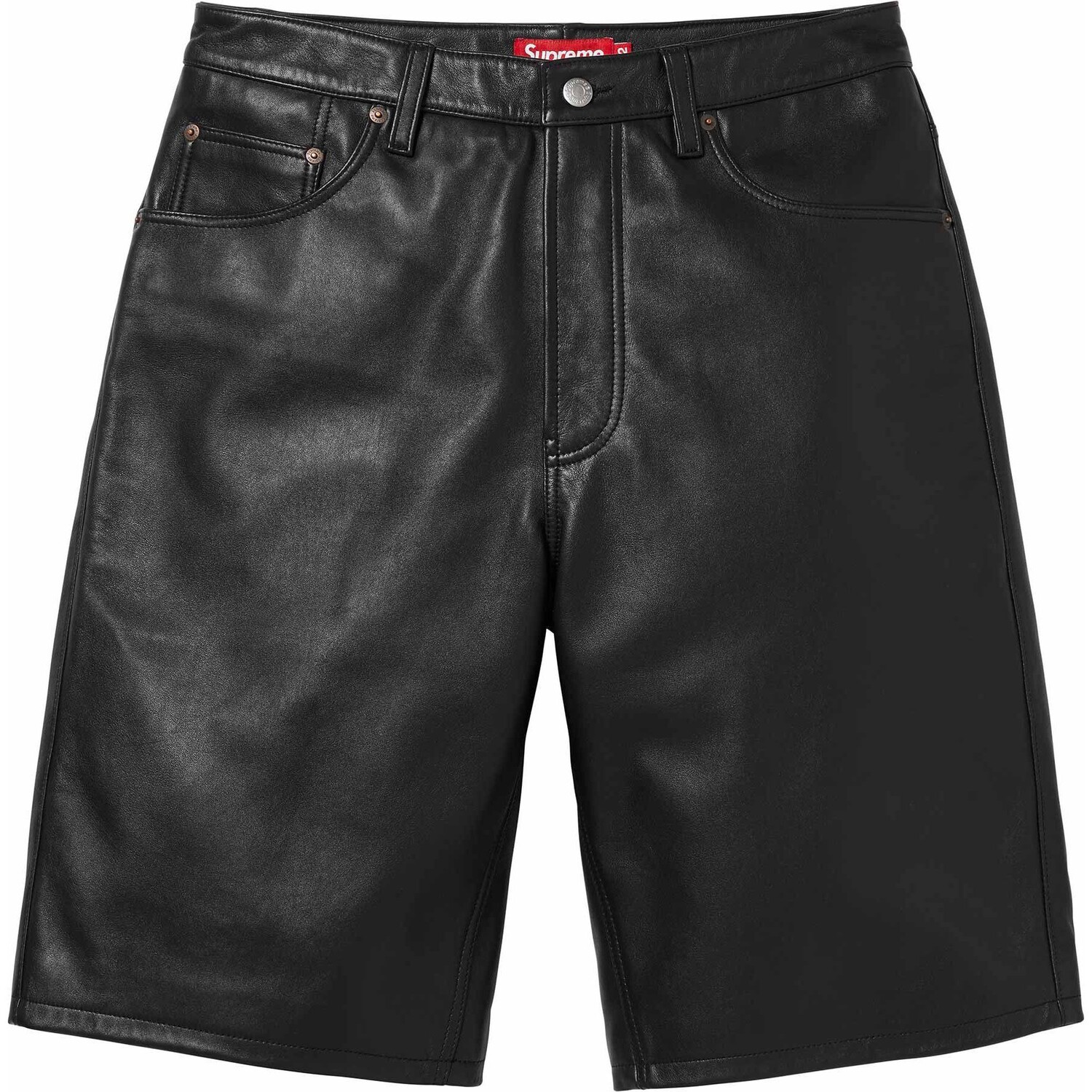 

SS24 Повседневные шорты унисекс черные Supreme, черный