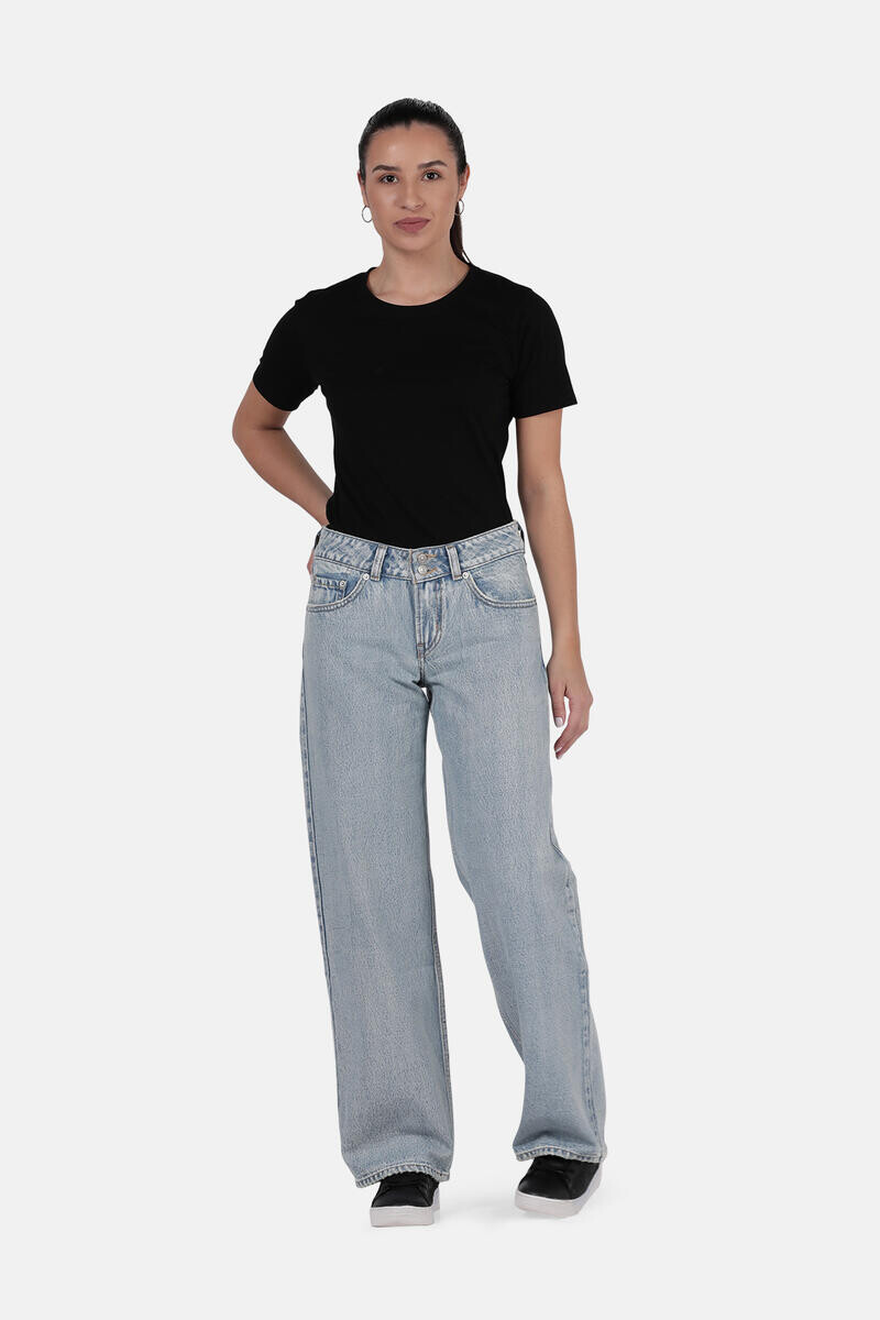 

Широкие джинсы Superlow Levi's, светло-синий