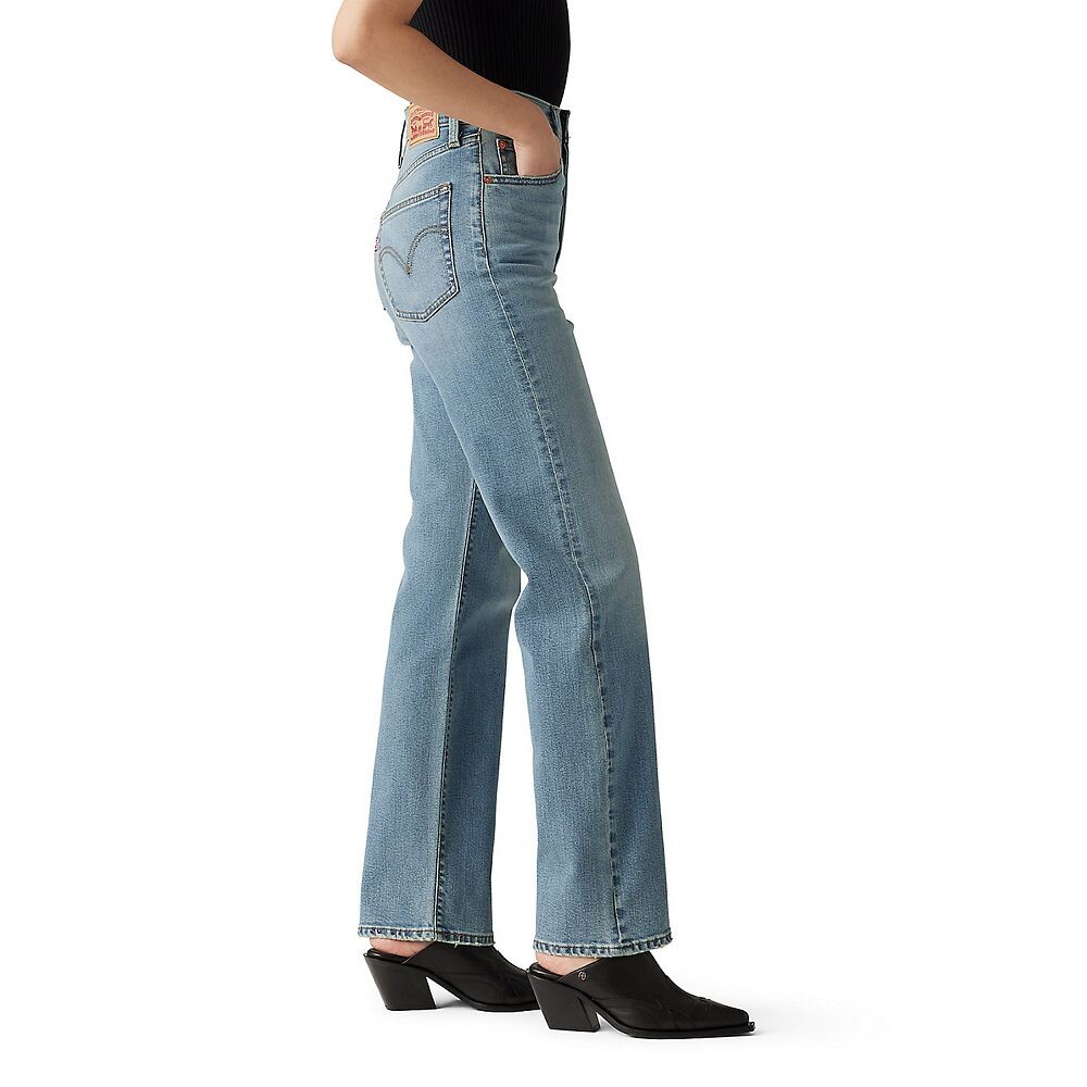 Женские джинсы в полный рост Levi's с рельефной клеткой, цвет Say No Go — фото 3