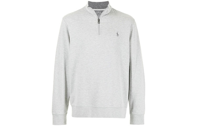 

Свитшот с вышитым логотипом Polo Ralph Lauren, серый