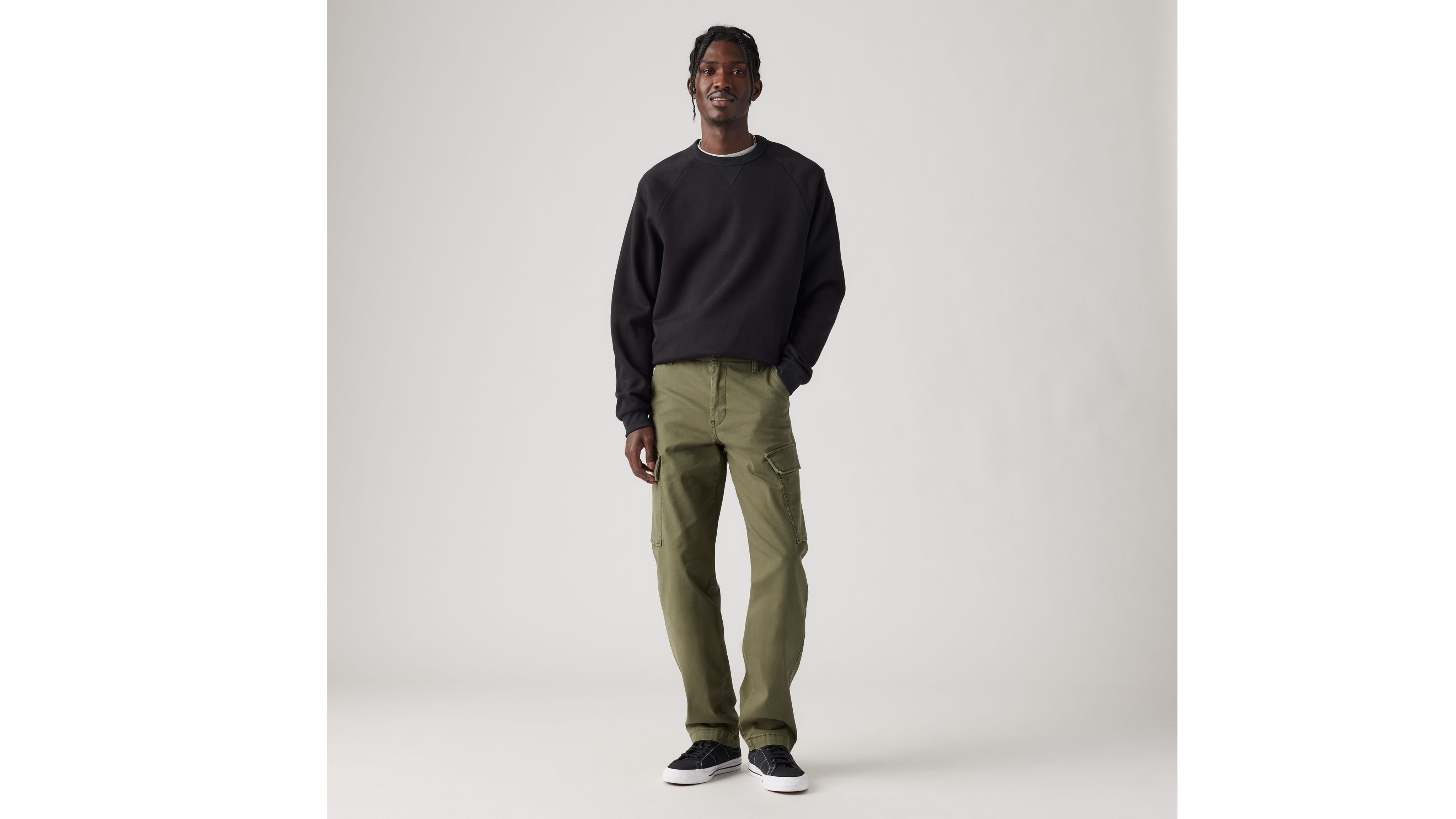 

Мужские брюки-карго Xx Tapered Levi's, Olive Night - Green