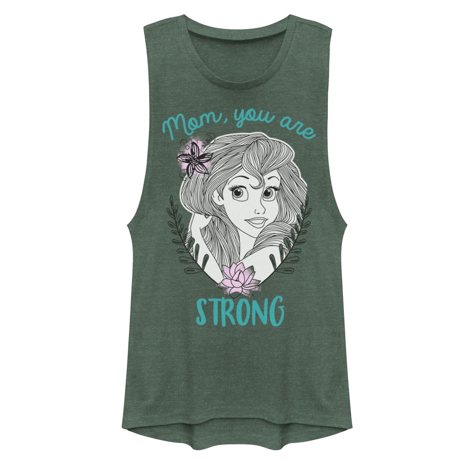 

Детская футболка Disney Little Mermaid Ariel Strong с мышцами ко Дню матери Licensed Character